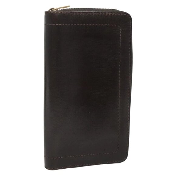 LOUIS VUITTON Utah Zippy Organizer Long Wallet Brown M97025 LV Auth 135015 - Picture 1 of 16